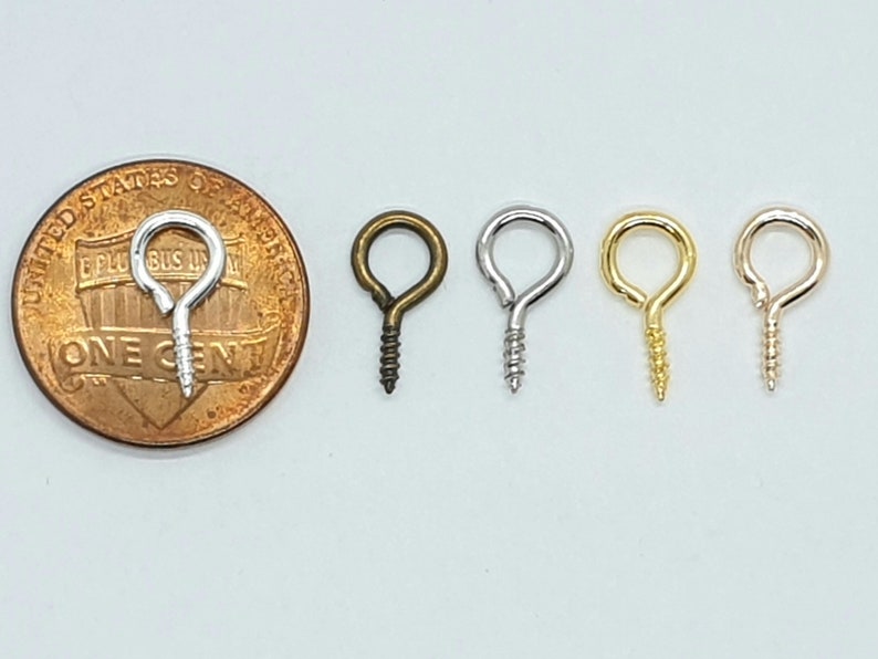 30pcs 6.5x13mm Eye Pins Hooks/ Eyelets Screw/ Pendant Bails Etsy