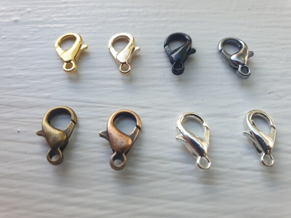 20pcs 14mm Lobster Clasp Parrot Clasps for DIY Jewelry Making
