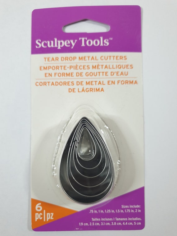 Sculpey Tools™ Graduated Cutters: Tear Drop, 6 Pc 