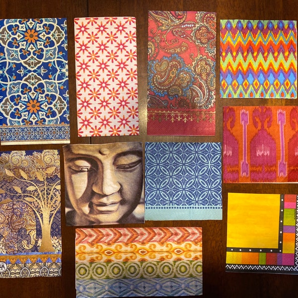 10 Boho Napkins collection #2