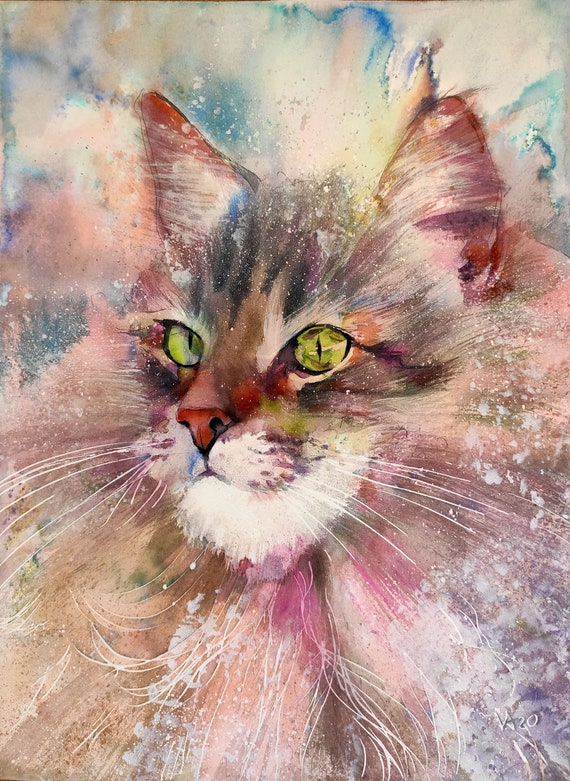 アクリル 絵の具 イラスト 猫 楽天市場 猫 アクリル・ガッシュ 絵画