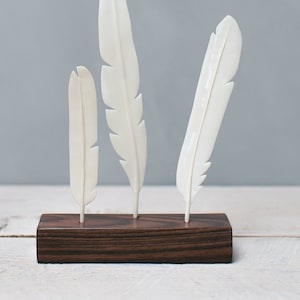Feather Stand - iron wood