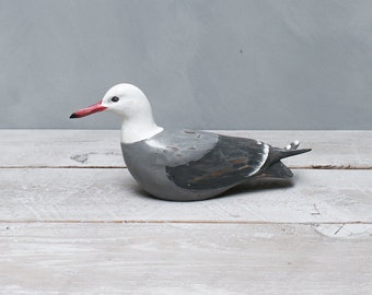 Seagull, Heermann's - Hand Carved Wooden Bird