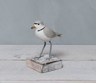 Piping Plover Pájaro Shore de madera tallado a mano | Etsy
