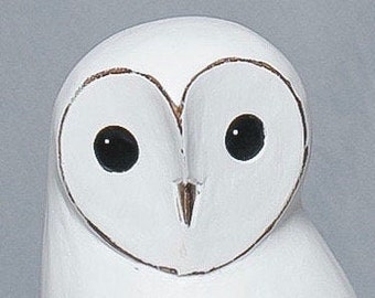 置物  / Birds Little Barn Owl Baby Barn Owl - Pair- 7.5