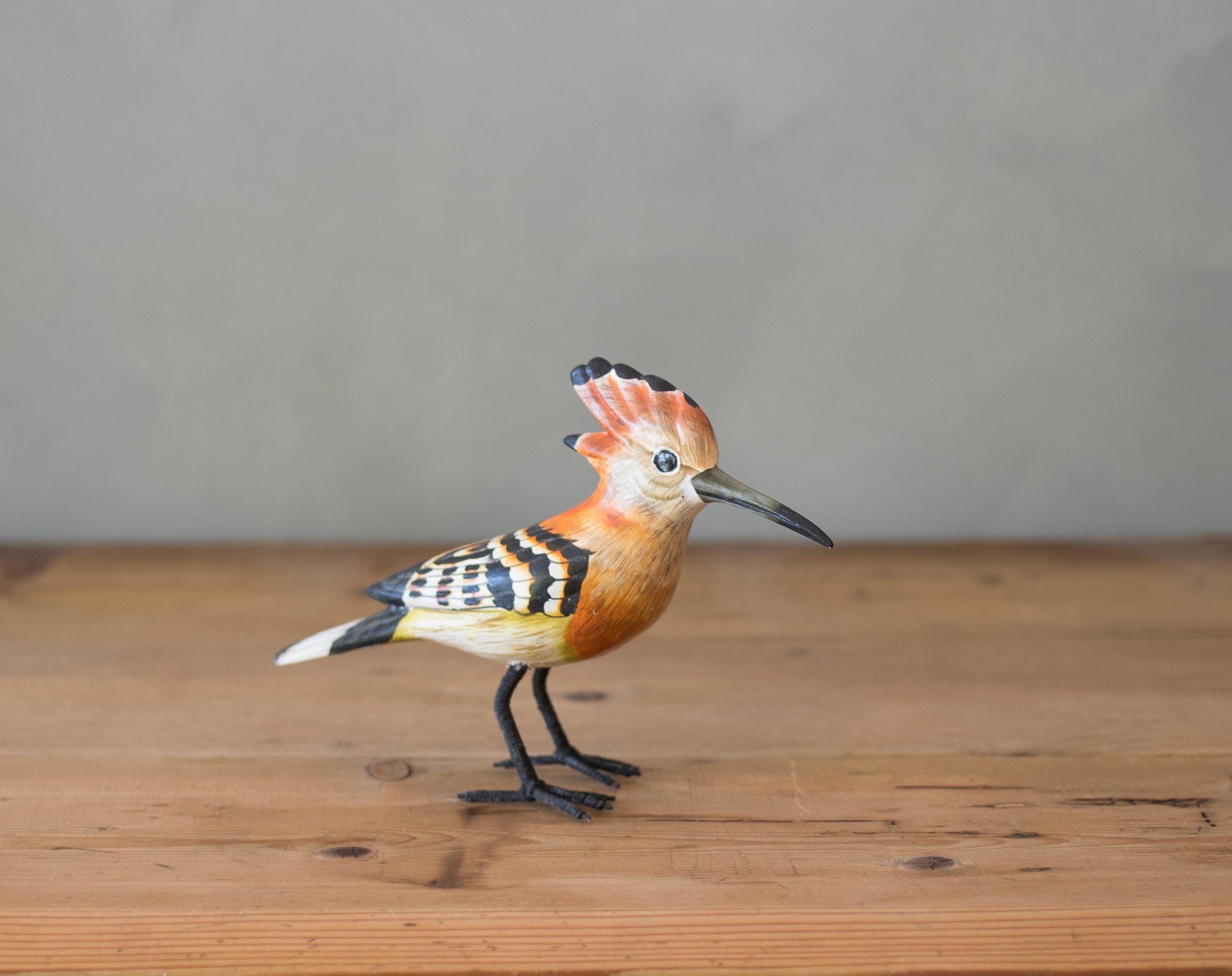 木製の鳥の彫刻 - Etsy 日本
