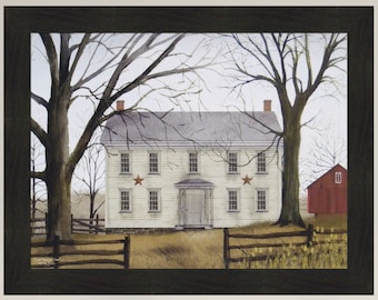and P Gally Early American Folk Art Pair of Prints or Just One Archival Print P Currier /& Ives Primitive Americana Peace and Plenty