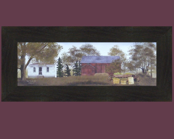 SWEET CORN FOR SALE Billy Jacobs 9x21 FRAMED PICTURE ART Wagon Barn Summer Farm SWEET CORN FOR SALE Billy Jacobs 9x21 FRAMED PICTURE ART Wagon Barn Summer Farm
