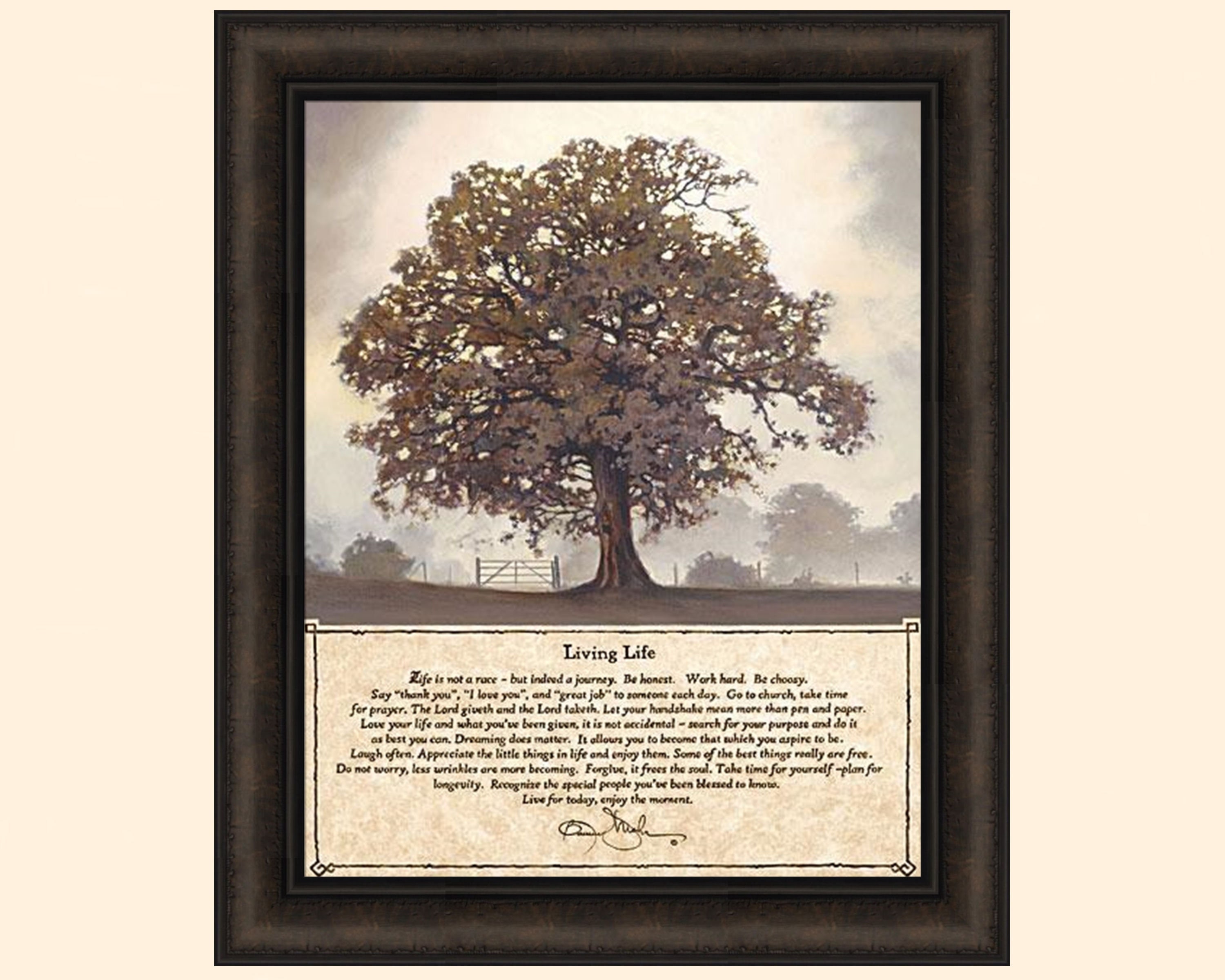 Tree of Life Wood Picture Photo Frame Portrait