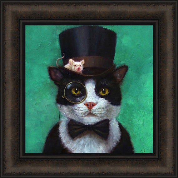 Cute Tuxedo Cat Diamond Painting 