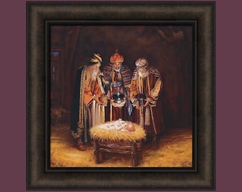 Three Wisemen by Mark Missman 18x18 Baby Jesus Holiday