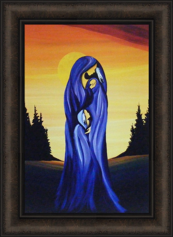 Buy Love by Betty Albert 16x22 Native American Indian Mother