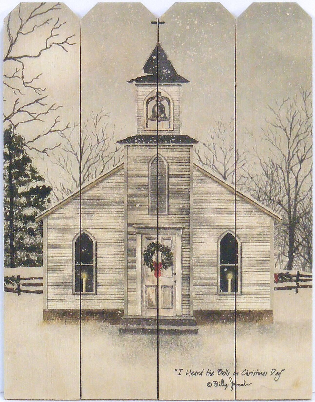 I Heard the Bells on Christmas Day by Billy Jacobs 9x12 Wood - Etsy UK