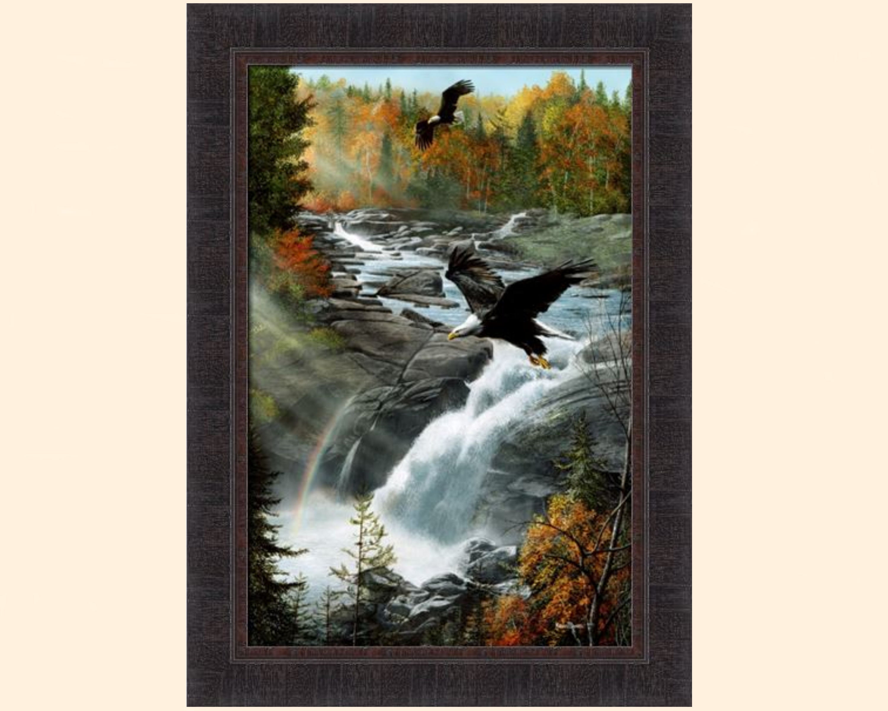 Gooseberry Falls by Kevin Daniel 20x28 Eagles Waterfall