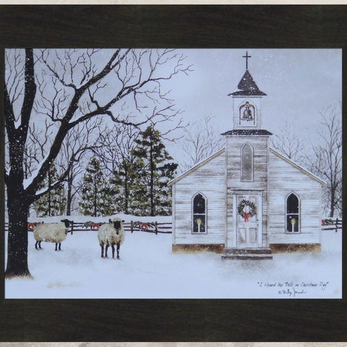 New Beginnings by Billy Jacobs 16x20 Church Steeple Sheep Lamb - Etsy