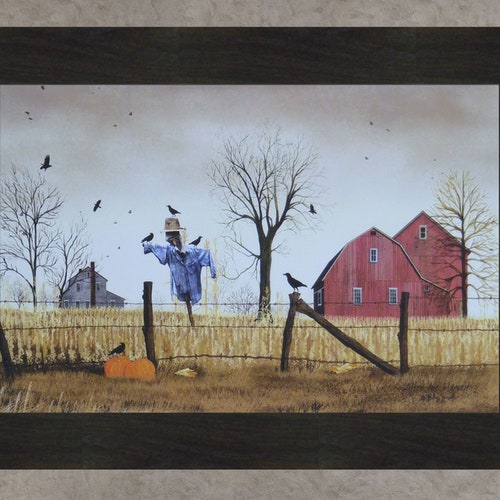 Harvest Time by Billy Jacobs 10x22 Farm House Red Barn - Etsy