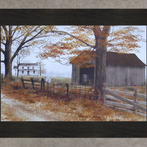Old County Road by Billy Jacobs 16x22 Country House Landscape Etsy