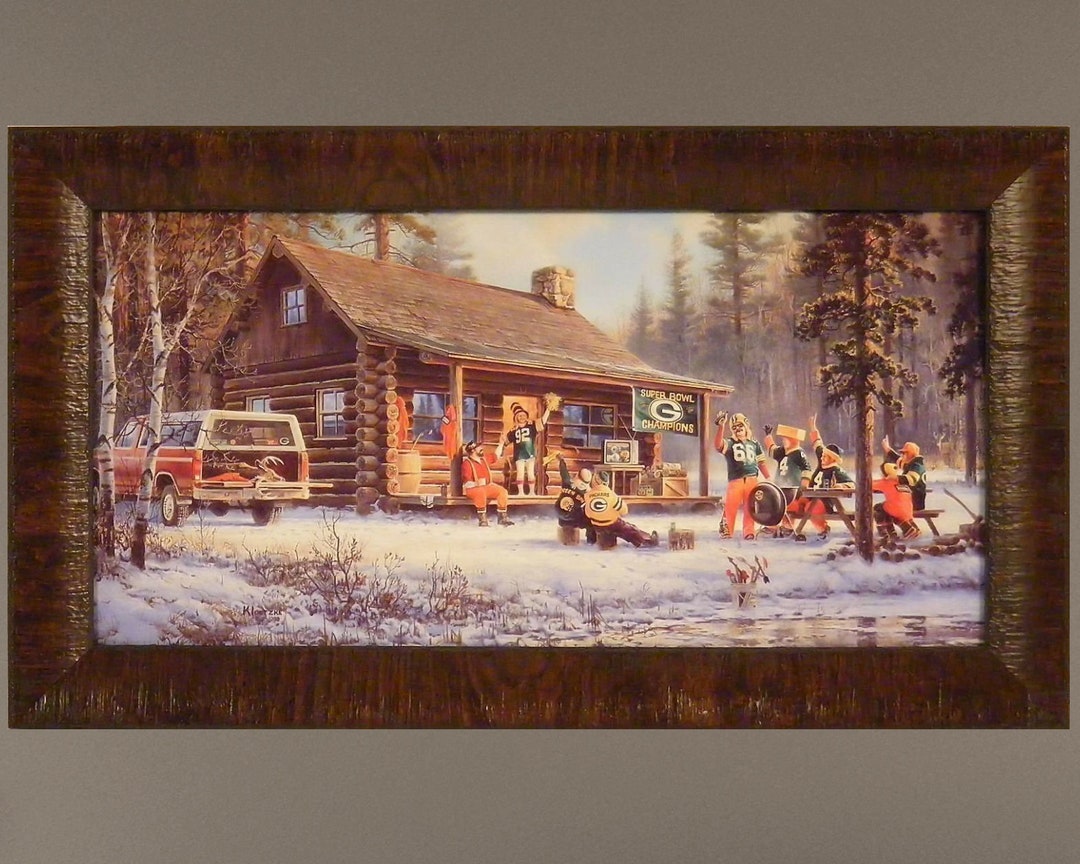 Game Day by Don Kloetzke 12.5x22 Football Green Bay Packer Fans