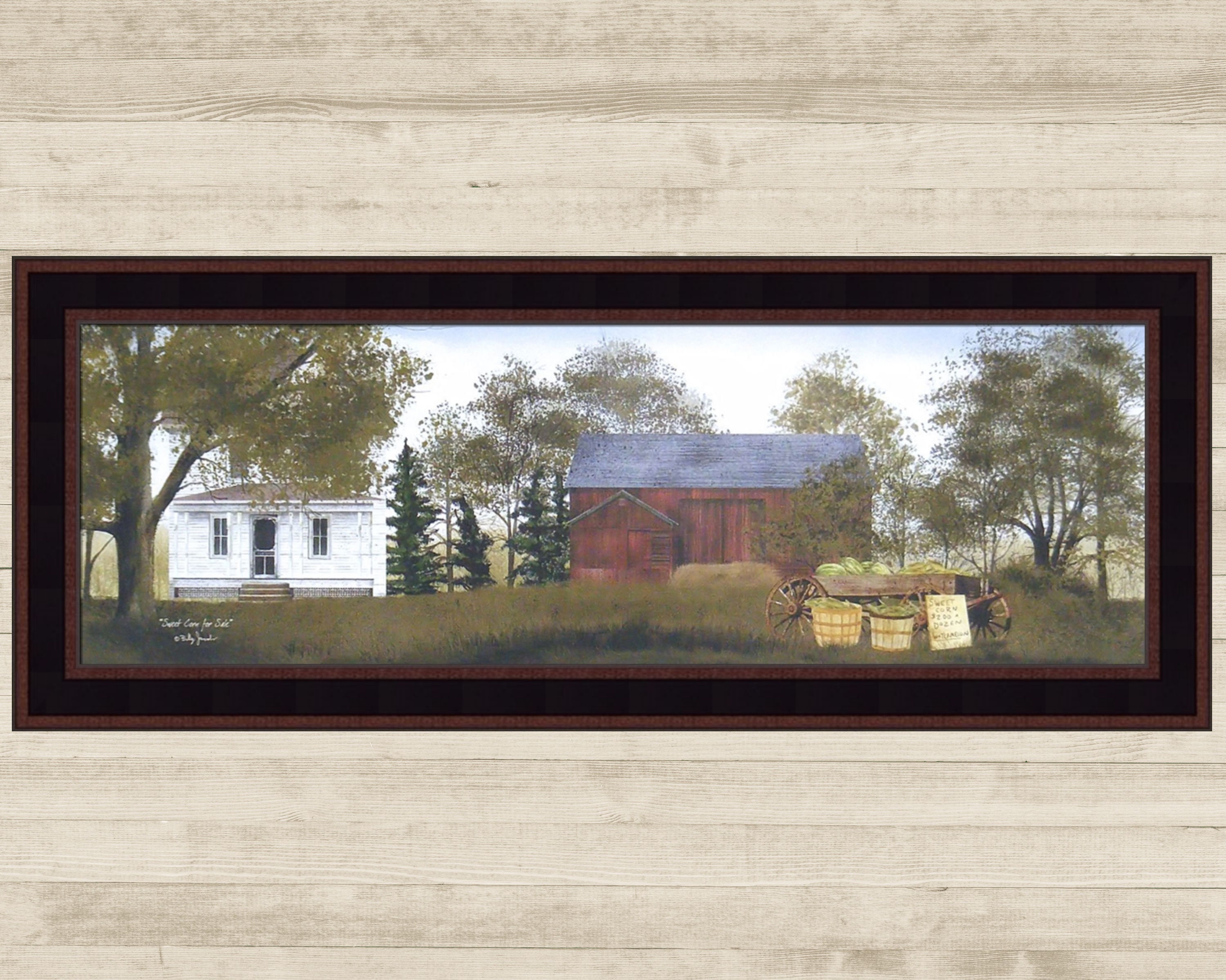 Sweet Corn for Sale by Billy Jacobs 12x28 Farm Red Barn Wagon - Etsy