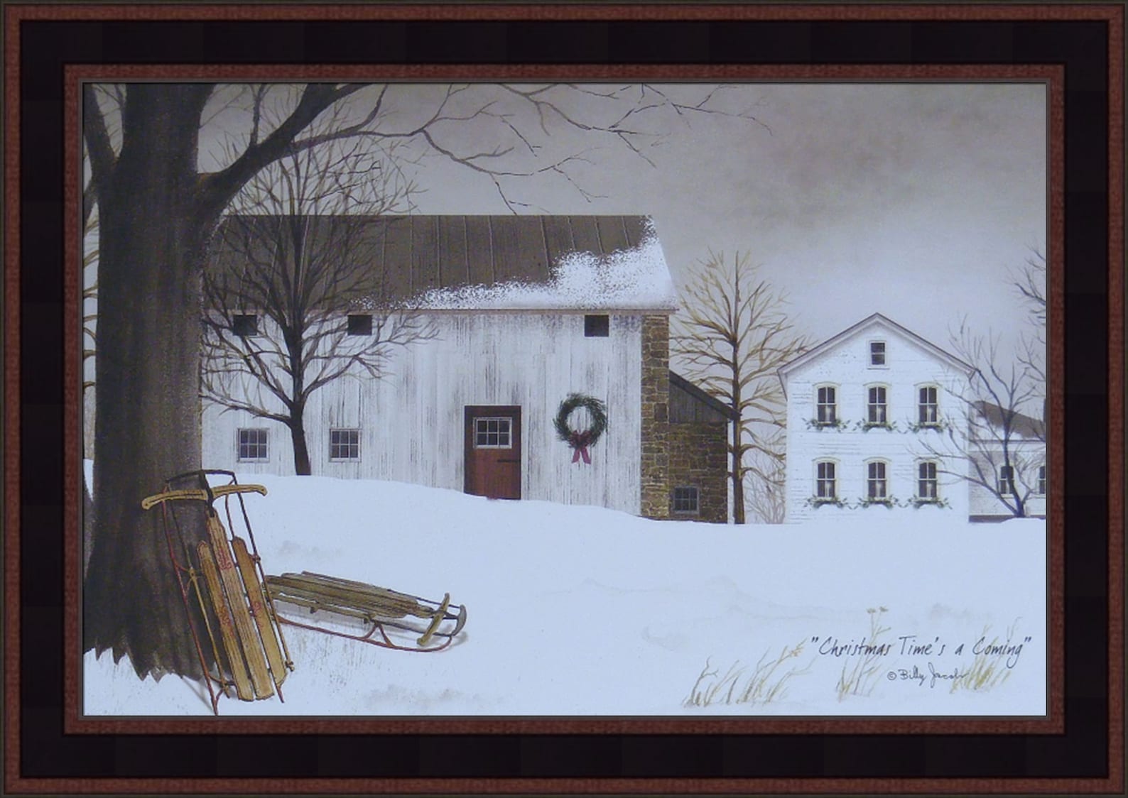 Christmas Time's A Coming by Billy Jacobs 16x22 Winter Etsy