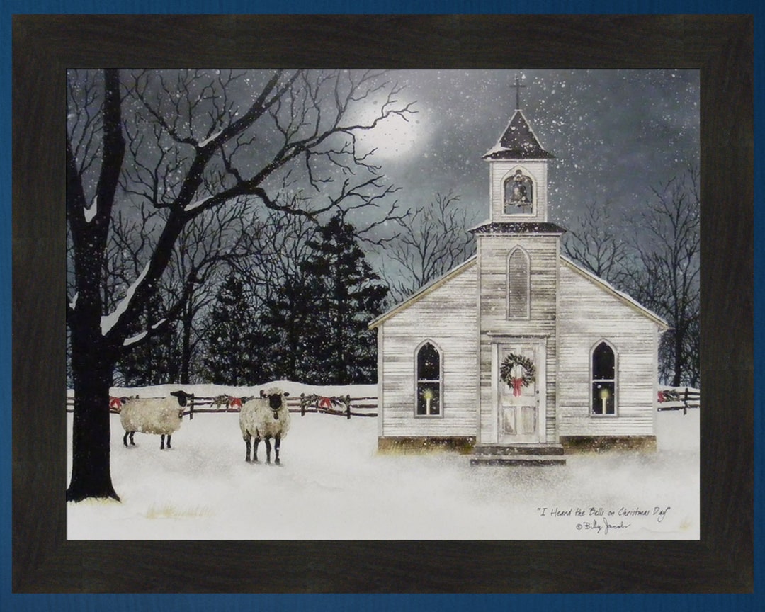 I Heard the Bells on Christmas Day Darker Sky by Billy Jacobs 22x28 ...