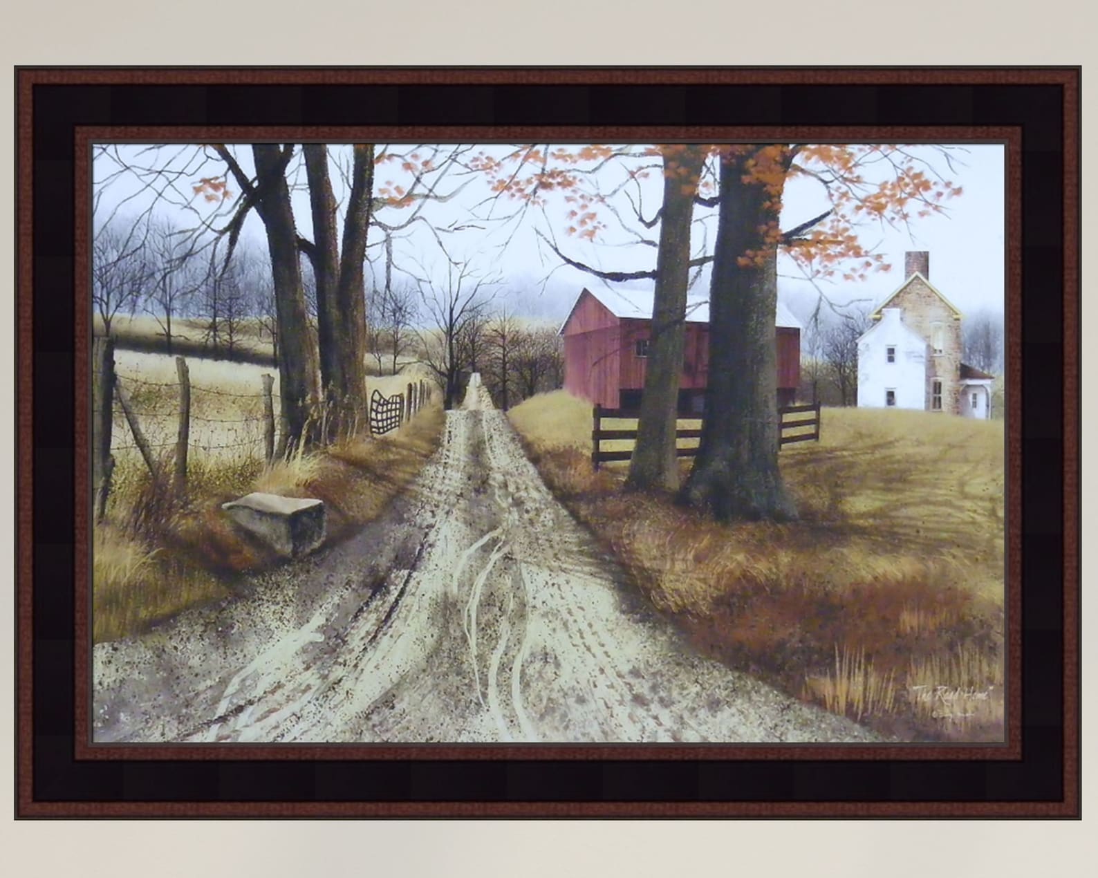 The Road Home by Billy Jacobs 16x22 Barn Country Dirt Road Etsy