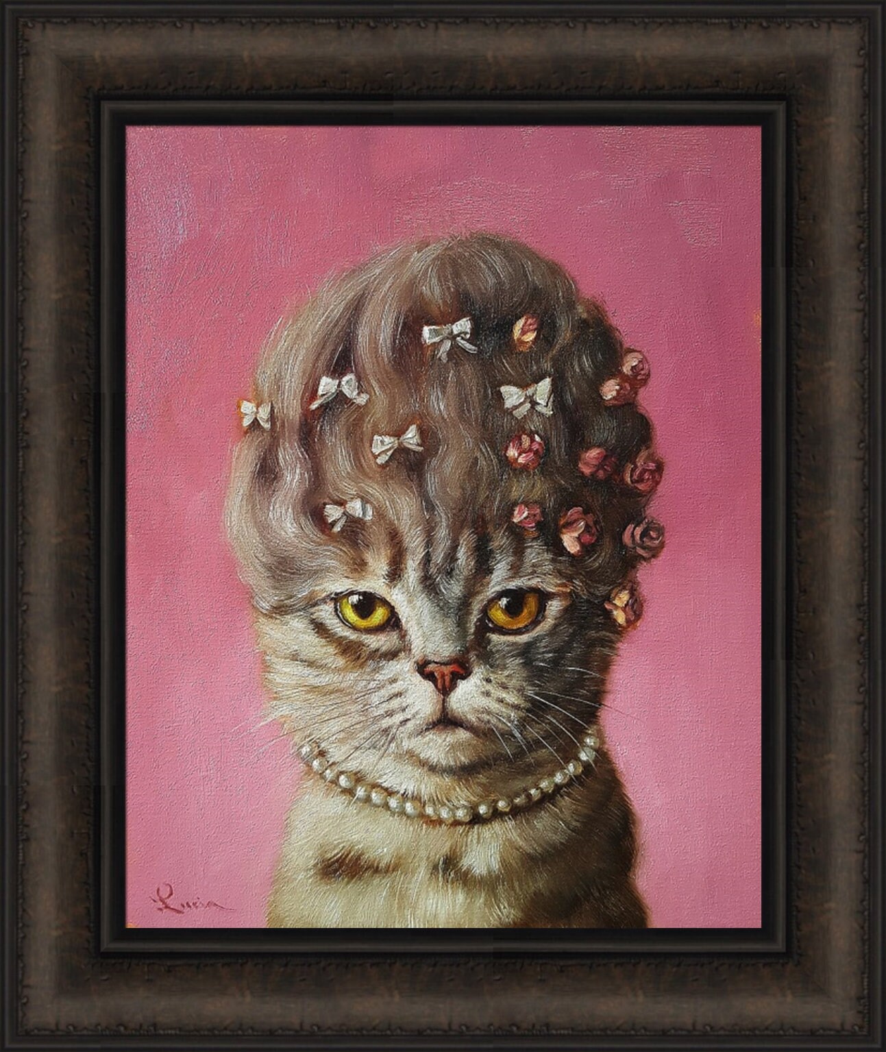 Marie Catoinette by Lucia Heffernan 16x19 Humorous Antoinette