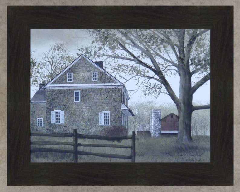 Bucks County Homestead by Billy Jacobs 16x20 Stone Brick House Etsy
