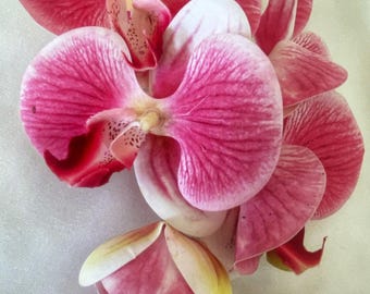 Artificial Pink Orchid, Phalaenopsis Orchid, Pink Flowers