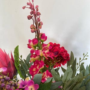 Pink Delphiniums Tall 78cm/30" Pink Flowers , Artificial Flowers, Wedding Flowers, Quality Flowers, Blossom, Gift for Her, Home Decor