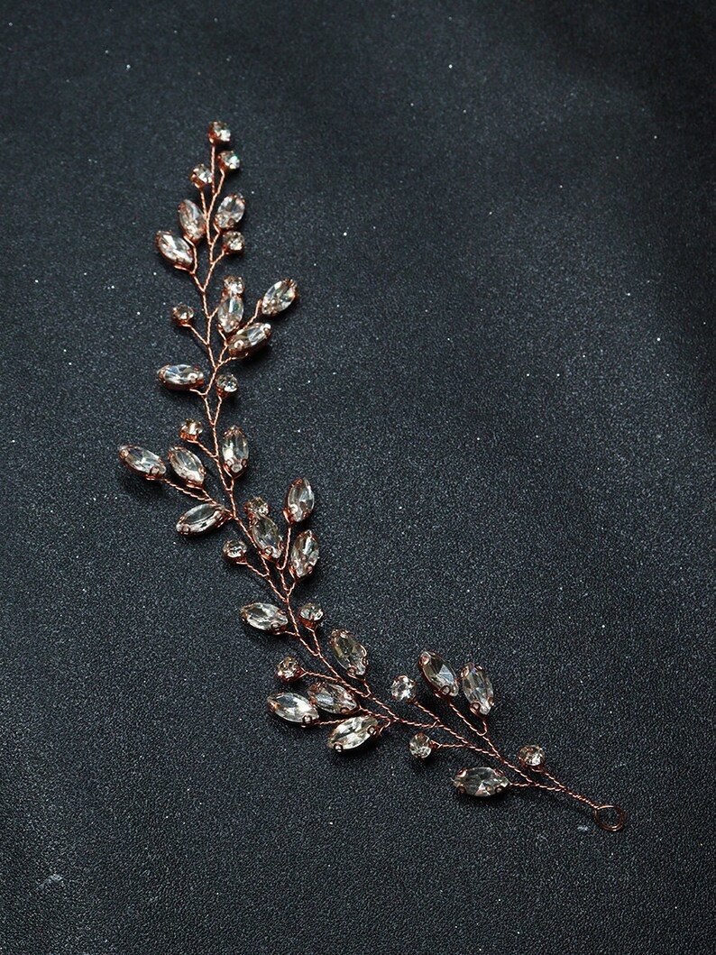 Bridal Wedding Hair Accessories Crystal Hair Piece /hair Vine Etsy UK