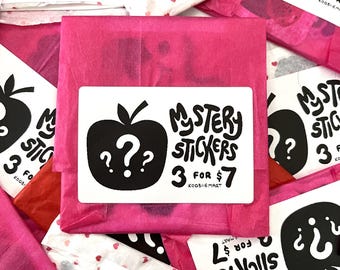 3 Sticker Mystery Pack
