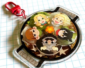 Dungeon Meshi Spinning Charm: Delicious in Dungeon Acrylic Keychain