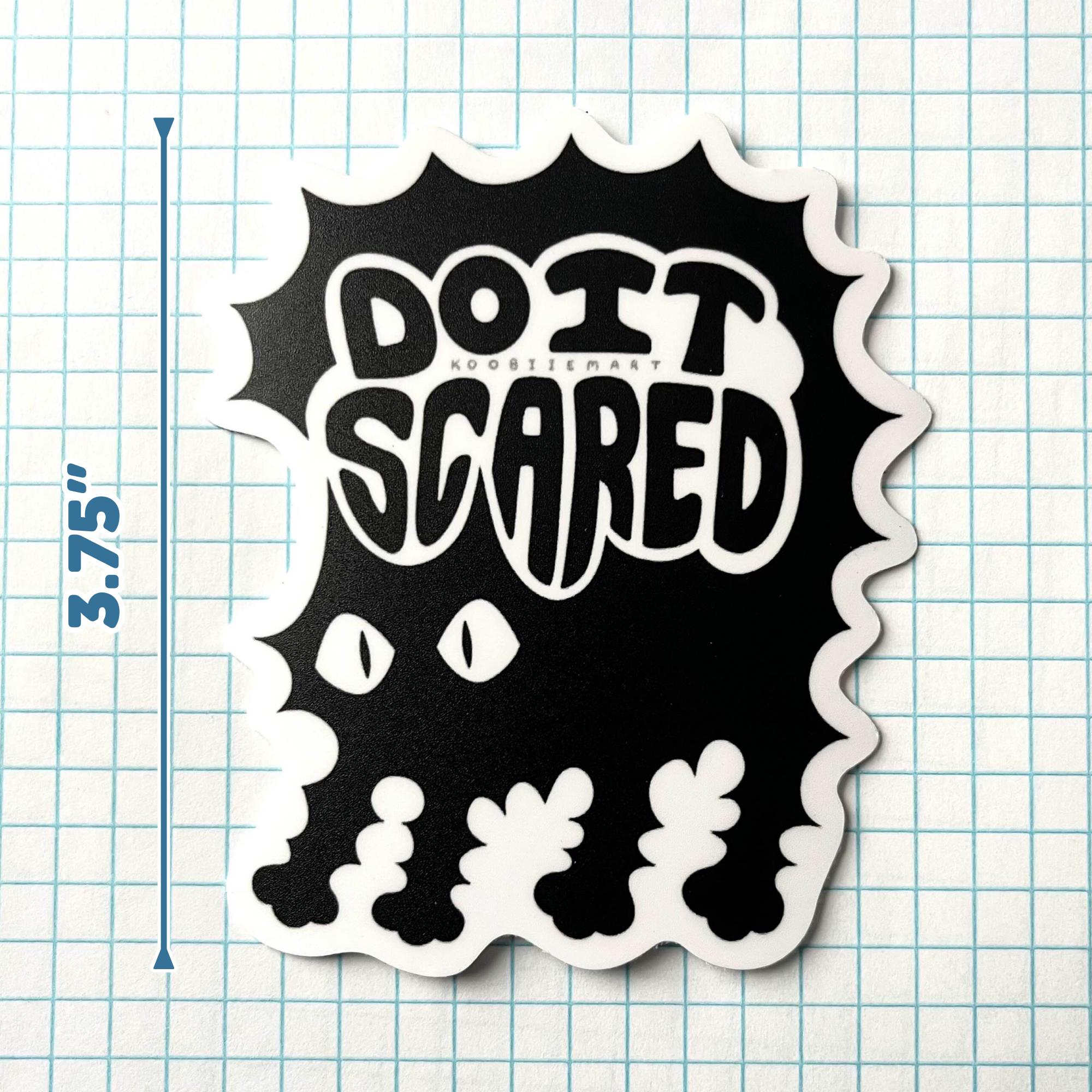 DO IT SCARED Sticker - Etsy