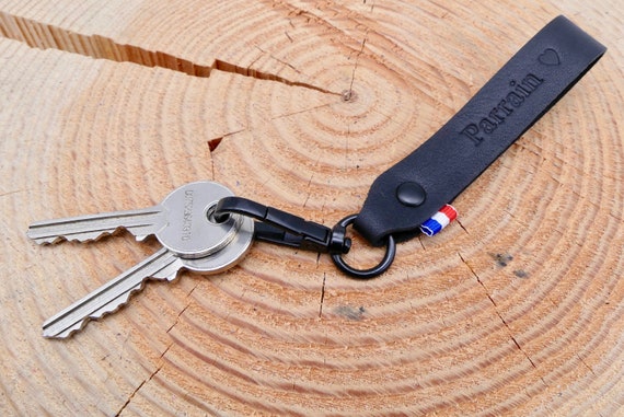 Porte-clés porte-clé porte-bonheur en cuir, accessoires créatifs