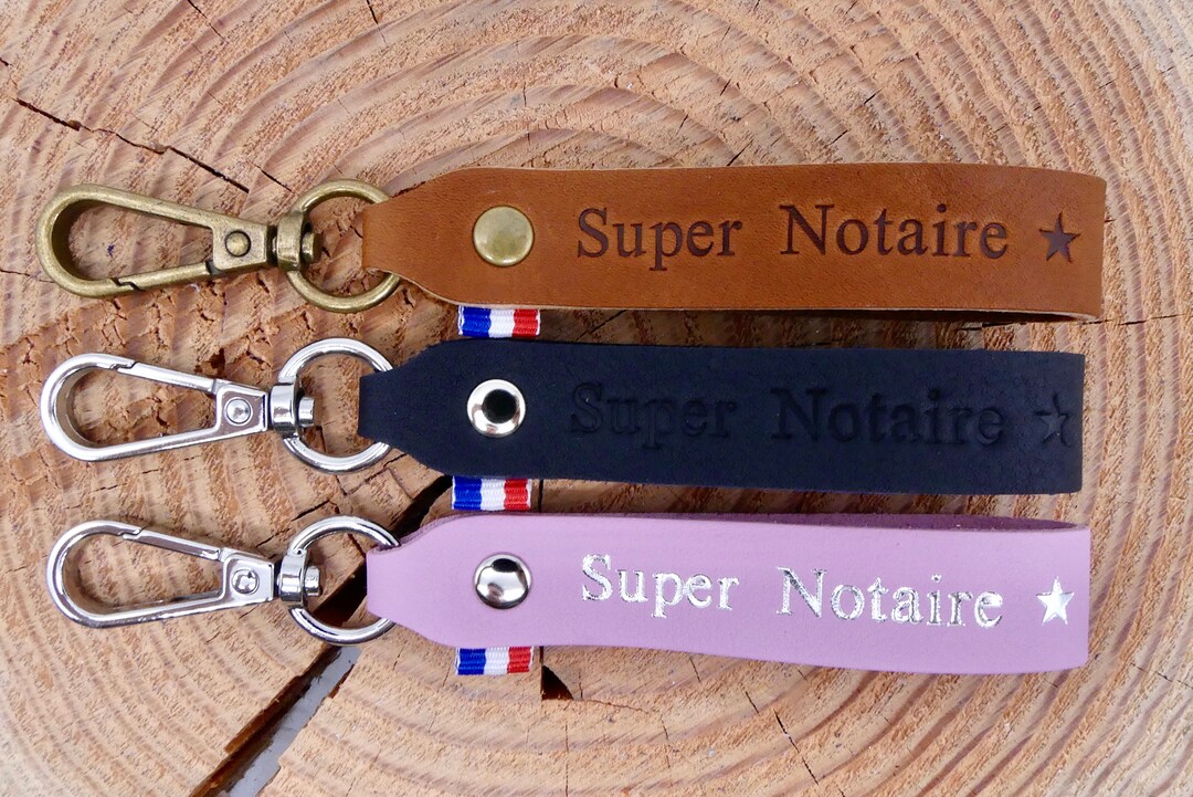 Porte-clés élégant Cerbery En Simili Cuir - Avec Boîte Cadeau, Pour Hommes Et Femmes