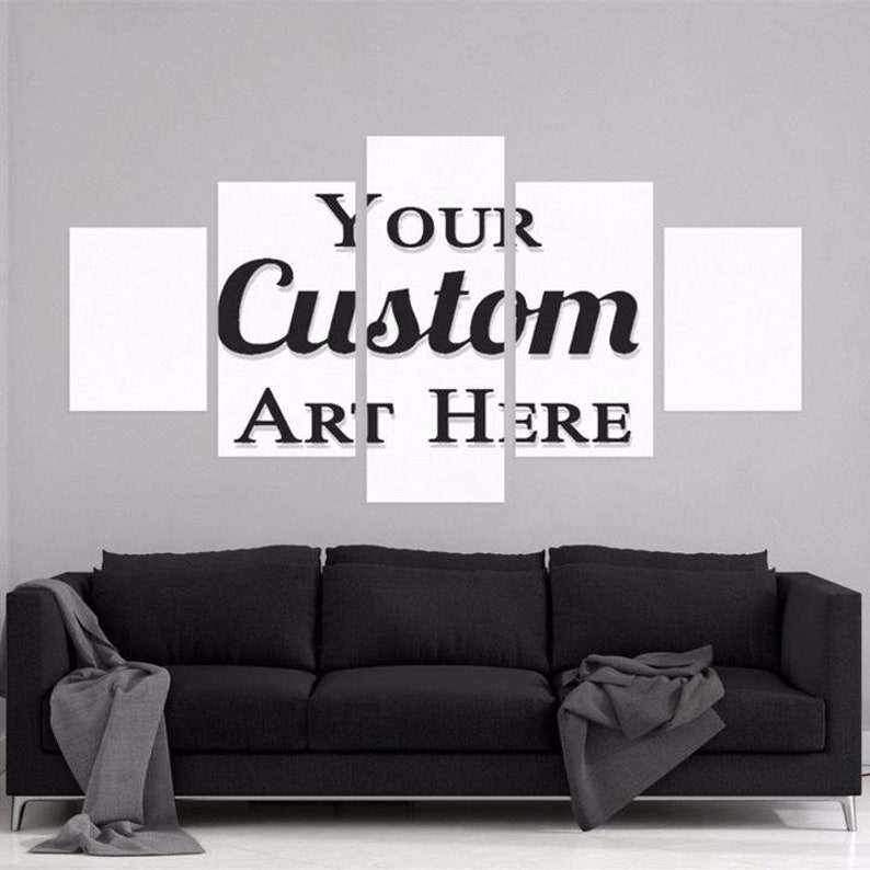 Custom your Art or Photo customize Framed & Unframed Canvas. Etsy