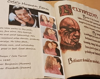 Charmed Season 3 Book of Shadows Pages