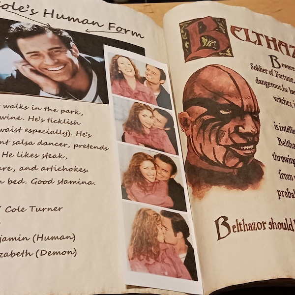 Charmed Season 3 Book of Shadows Pages