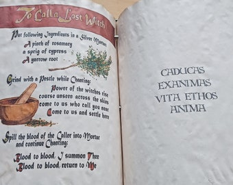 Pages du Livre des ombres de la saison 4 de Charmed