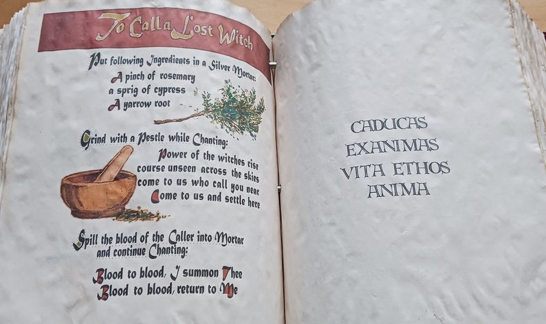 Páginas del Libro de las Sombras de la Temporada 4 de Charmed imagen 1