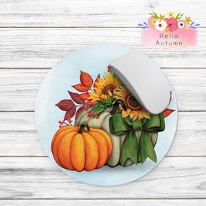 Herbst Mousepad | Rundes Mousepad | Premium Mousepad