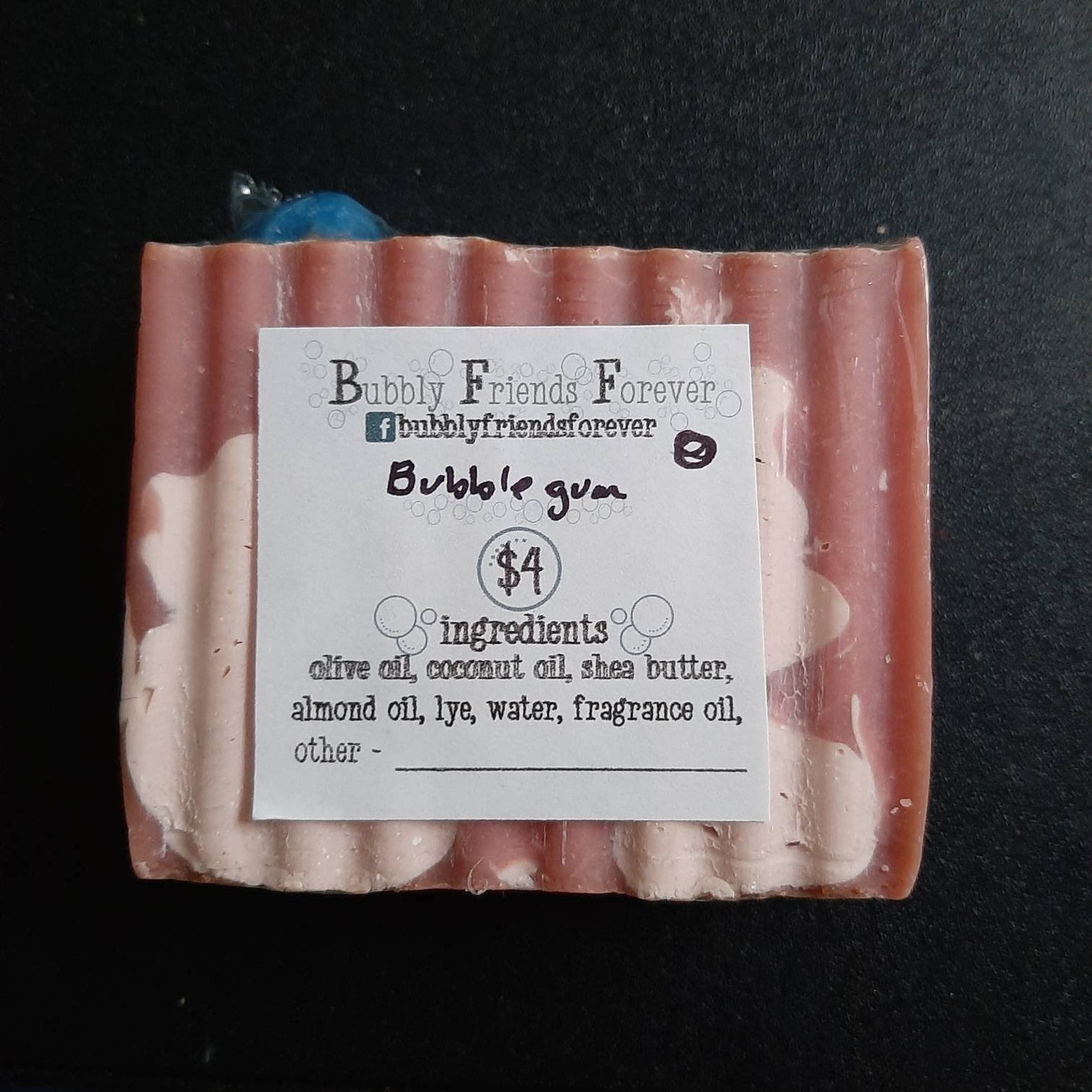 Bubblegum Scent Bar Soap Gumball Scented Vegan Soap Etsy