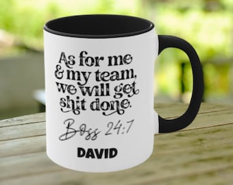 Tazza Boss personalizzata, regalo Boss divertente 24 ore su 24, 7 giorni su 7
