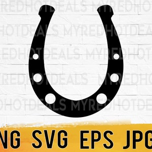 Horseshoe svg cut files, st patricks day, horseshoe png dxf digital download, printable art, horse shoe vector files, horseshoe clipart