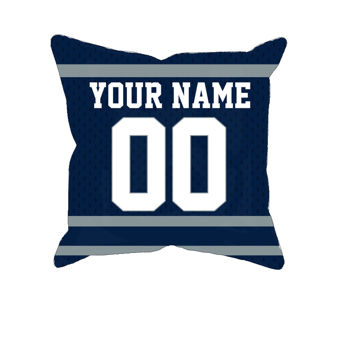 Dallas Personalized Football Jersey Pillow Case, Unique Custom Gift for