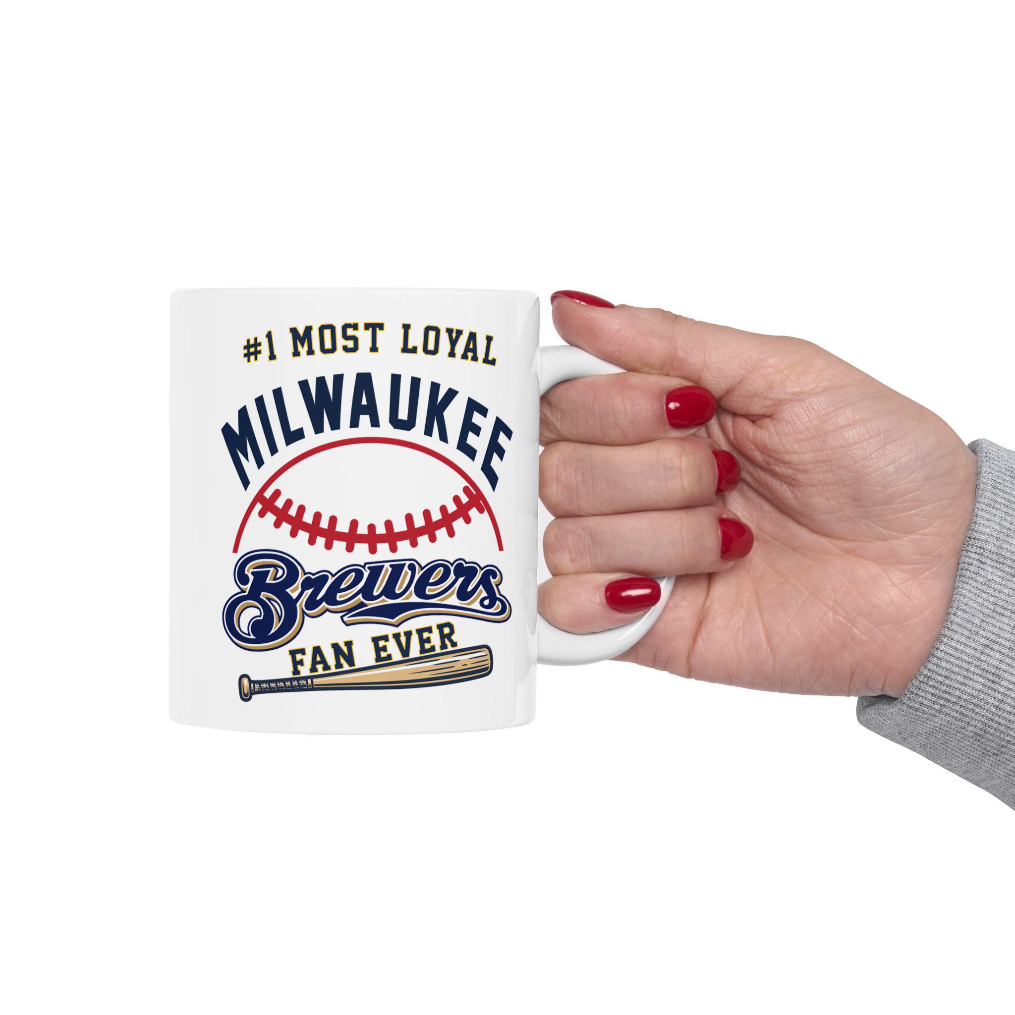 Milwaukee Brewers Coffee Mug Baseball Fan Gift, Mlb Coffee Cup, Brewer ...