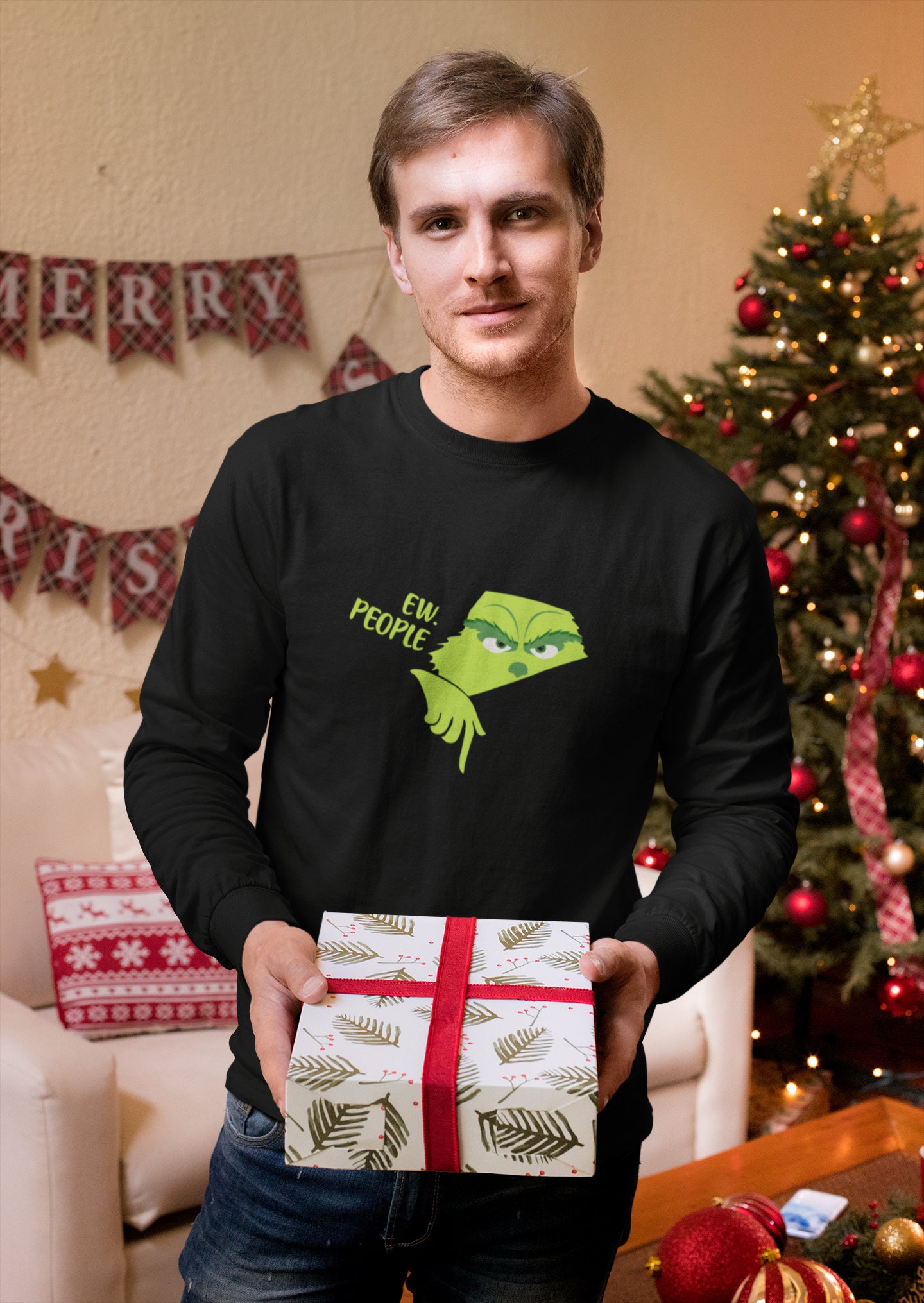 EW. People Noël Grinch Sarcastique Cadeau De Noël Unisexe