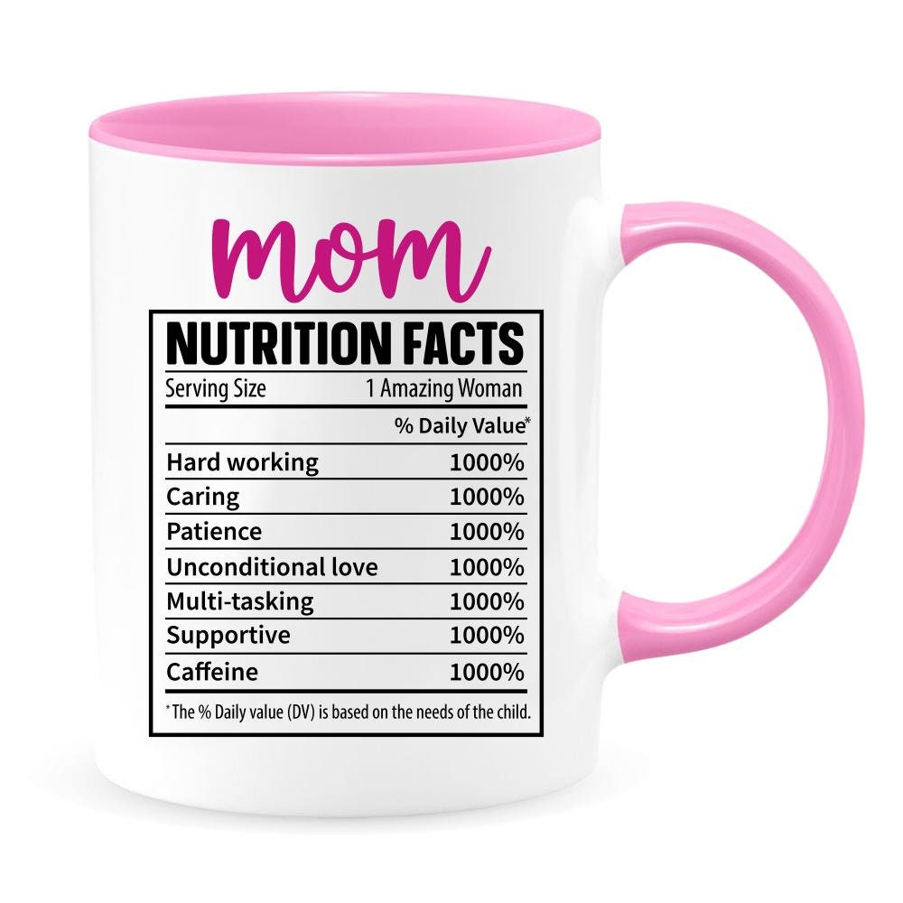 Mom Nutritional Facts Family Love Caffeine Funny Cute Mothers Day Gifts For  Mom Birthday Ceramic Coffee Mug Tea Cup Fun Novelty 12 oz - Poster Foundry
