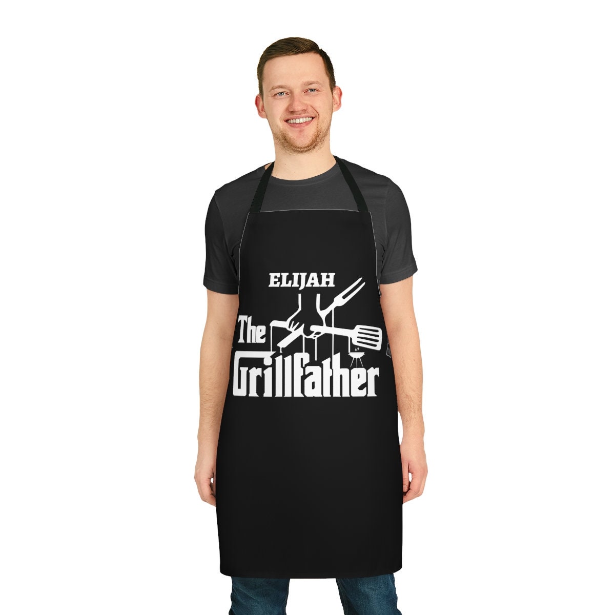 thumbnail image 2 of Custom Professional Dad Apron, Kitchen Apron, Personalized Professional 2 of 10